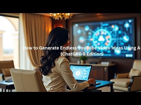 How to Generate Endless YouTube Video Ideas Using AI (ChatGPT-5 Edition)