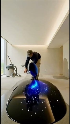 Infinite Galaxy Epoxy Floor 🌌 | Insane Universe Transformation