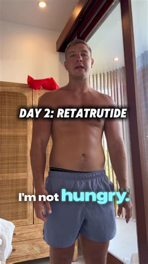 Oliver Hardy on Instagram: "Day 2 on retatrutide. Listening to my body and sticking to the plan. Health first. Routine over results. Discipline over excuses. No shortcuts, just showing up. One day at a time. #Day2 #HealthJourney #Consistency #SelfDiscipline #GymLife #Rebuild #peptides #alphapeptides #retatrutide"