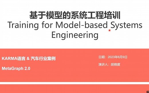 MBSE培训 - 智能交通系统汽车多架构建模案例