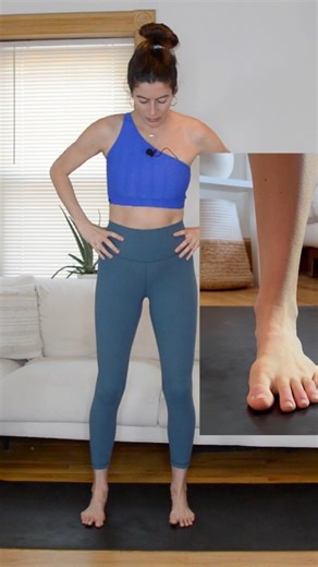 This is an all standing Pilates workout using a long band that starts with some foot function work. #standingpilates #pilatesworkout #footfunction | Nicole Pearce Movement