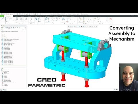 Creo Parametric - Mechanisms - Convert Assembly to Mechanism