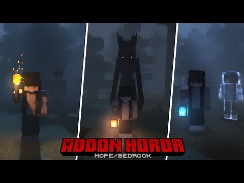 5 Scariest MCPE Horror Addons (1.21+)