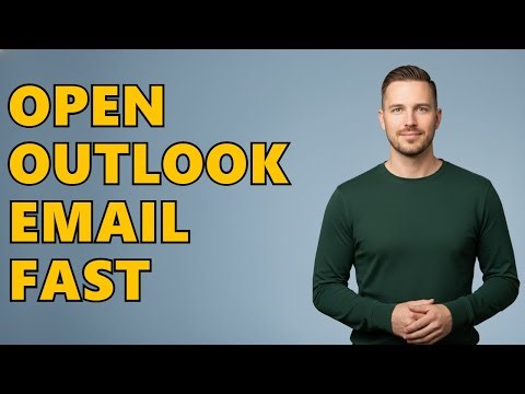 How Do I Open My Email In Outlook?