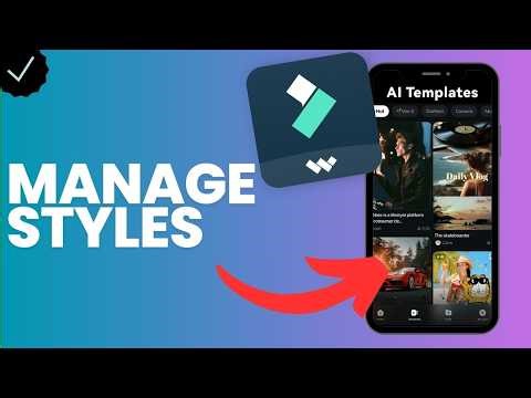 How to manage the style of a text layer in Filmora?