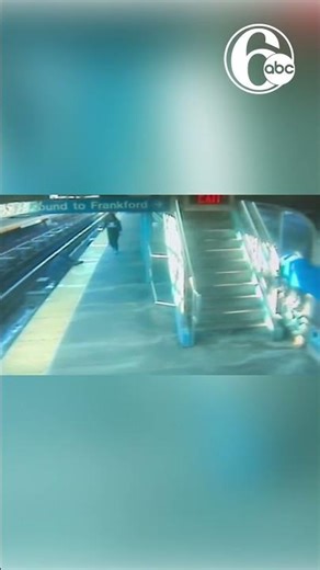 Shocking video shows woman fall onto Market-Frankford Line tracks as bystander comes to the rescue