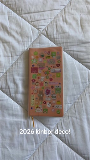 Decorated Kinbor Cover for 2026 Planner