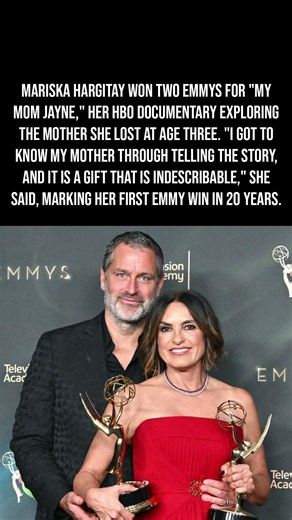 Mariska Hargitay Wins Two Emmys For Deeply Personal Doc About Her Mom 🏆💛✨