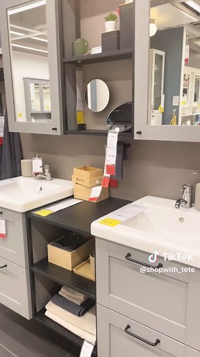 IKEA! Best place to buy bathroom vanity #tete_styles #shopwithme_tete #ikeafinds #ikeahacks #savemoneytips