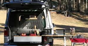 Calicamp kit turns VW camper into go-anywhere gourmet grilling machine