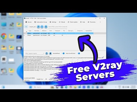 Create V2ray Servers (How to connect V2rayN)