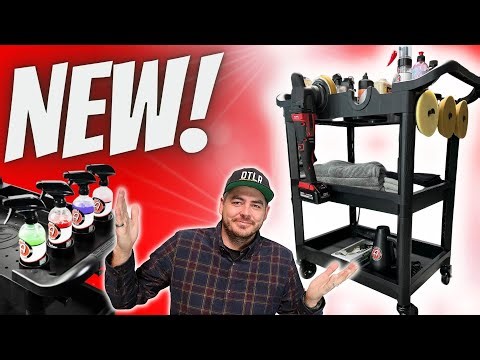 NEW! ADAMS POLISHES PREMIUM DETAIL CART | Car Detailing Storage