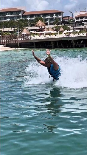Playa Mujeres: Footpush experience l Delphinus