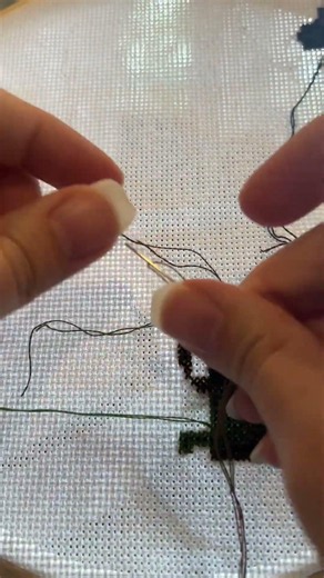 Cross Stitch Update | Start a new thread and a new colour #crossstitcher
