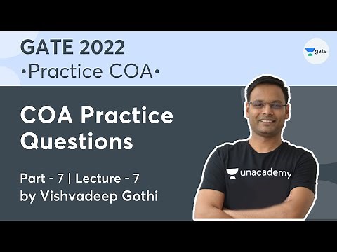 COA Practice Questions (Part-7) | Lec. - 7 | COA GATE 2022 PYQ | Vishvadeep Gothi