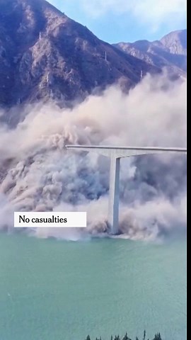 Bridge in China Partially Collapses