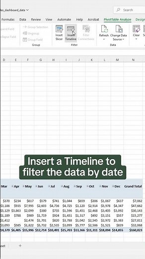 Create an interactive dashboard in Excel in 30 seconds. 🤯