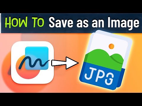 How To Save Freeform as JPG Image (step by step)