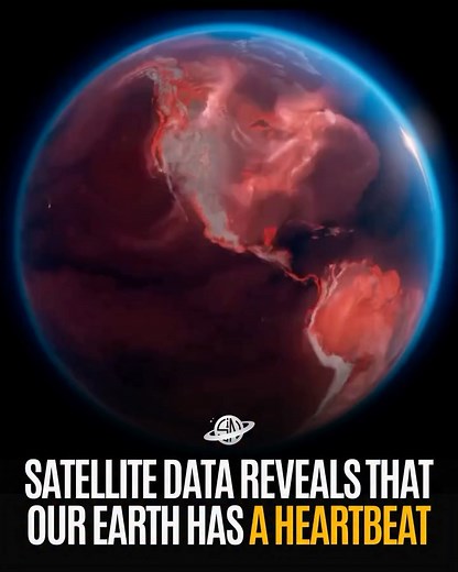 Space | Cosmos | Galaxy | The Earth has a pulse — and satellites help us see it. This stunning footage comes from the YOU:MATTER exhibit at the National Science and... | Instagram