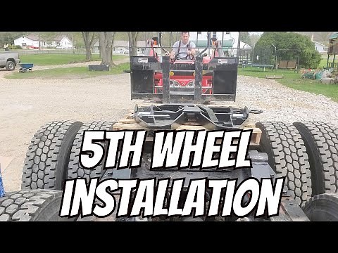 How to Replace Semi Truck 5th Wheel step by step - Part 2 - 5th Wheel Installation