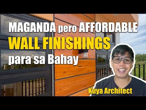 MAGANDA PERO MAS AFFORDABLE NA WALL FINISHINGS / Wood Finish Paint / Ficem Plank / House Paint
