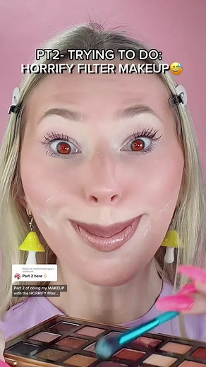 Horrify Filter Makeup Challenge Fail