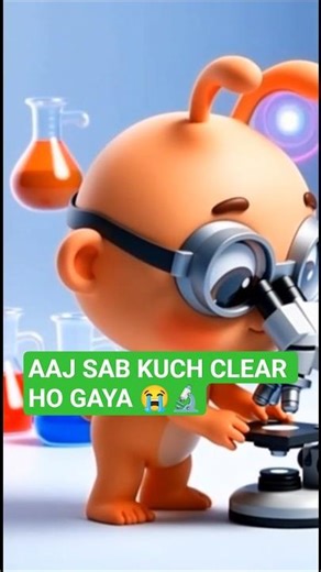AISA KYA DIKHA MICROSCOPE ME?! 😳😂#shorts #cartoon,#ai,#pixarstyle #comedyshorts