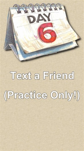 Write in English Every Day! – 15 Writing Prompts for Fluency: Text a Friend (Practice Only!)