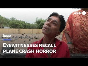 'Bodies fully burnt': Eyewitnesses recall horror at India plane crash site | AFP
