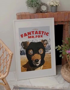 Fantastic Mr Fox Wes Anderson Poster, Unique Movie Poster, Digital Download - Etsy Canada