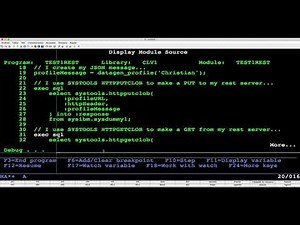 Coding in RPG (IBM i/AS400). Using a REST SERVER from IBMi/AS400 using RPG&SQL