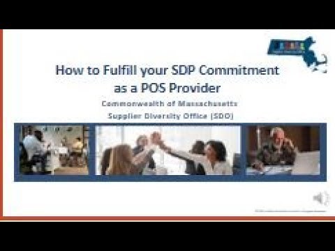 VENDORS: SDP Commitment Fulfillment for POS Providers | MA Supplier Diversity Office