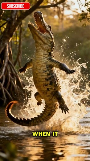 Saltwater Crocodile: The Ultimate River Monster 🐊🔥 #wildlife #wildlifefacts #naturefacts
