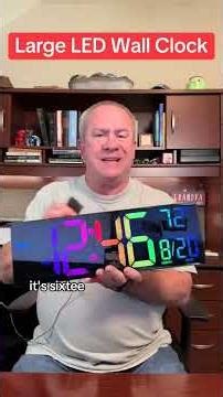 📢📢50% OFF !! ⏰Multifunctional decorative LED digital wall clock