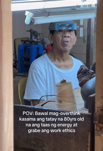 Nice view para itaas ko ang energy today! Yung tatay kong 80yo panalo sa work ethics, passion at commitment sa craft niya. SI Lord talaga will remind you na blessed ka sa maraming bagay, marami kang mapanghuhugutan ng rason para pagtagumpayan ang buhay. Labyu tatay naming mahal! 😘🤍💪🏼 #tataymoments #myhighs #loveyourparents #Godisgoodallthetime #teachmeJesushowtolovelikeYou