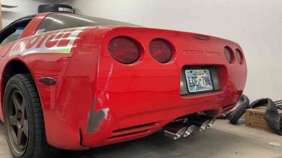 C5 Corvette Exhaust Install