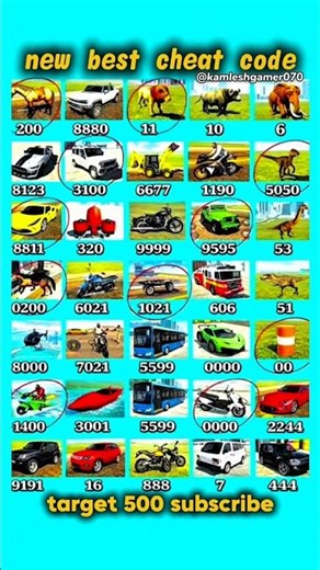 NEW UPDATE: ALL SECRET CHEAT CODES 2026! 😱🔥 (Techno Gamerz Style) #shorts #viral #kamleshgamer07