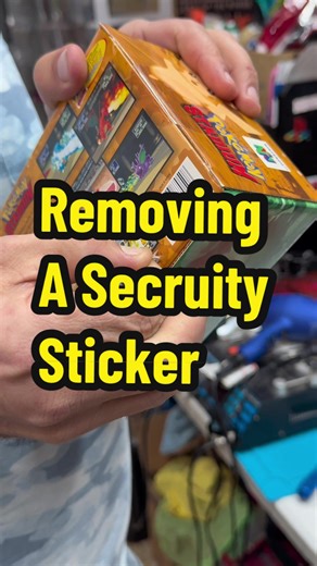 How to Remove a Security Sticker from Retro N64 Games
