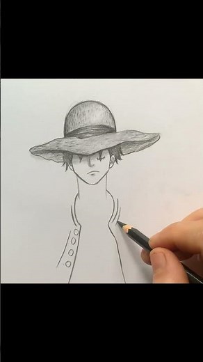 how to draw one piece luffy step by step easy drawing for beginners easy anime drawing 2