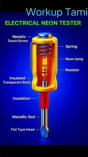 Electrical neon tester full details @follow me #electrical #electrician #electricalengineering