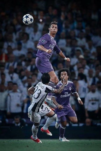 Christiano Ronaldo Defies Gravity with This Jump