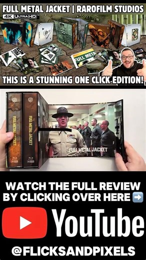 FULL METAL JACKET - 4K ONE CLICK EDITION From RAROFILM - Watch The Full Unboxing Video Below ⬇️