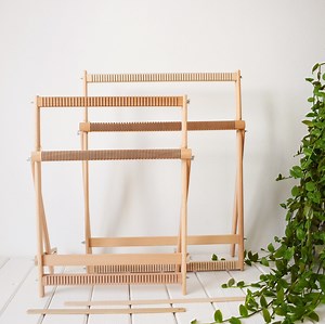 XX Large Beech Wood Weaving Loom With Stand & Heddle Bar (26x21 Inch) - Etsy
