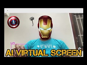 Avengers' AI Virtual Drag and Drop using python | Open CV | Computer Vision | Mediapipe | cvzone