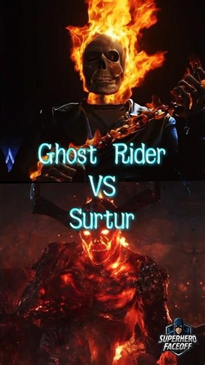 Ghost Rider vs Surtur | Epic Marvel Battle | Who Wins? #marvel #ghostrider #surtur