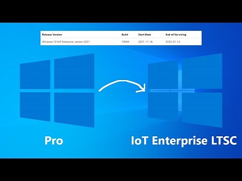Upgrading Windows 10 Pro to IoT Enterprise LTSC 2021
