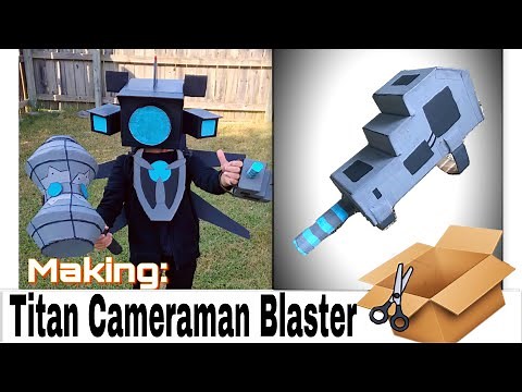 How to make a Titan Cameraman Blaster weapon #titancameraman #skibiditoilet