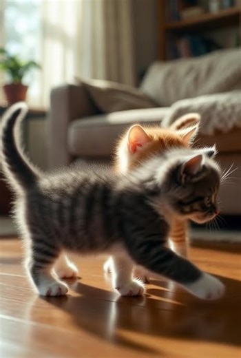 Two Cute Kittens Playing 🐱💖 | Adorable Cat Video That Will Melt Your Heart
