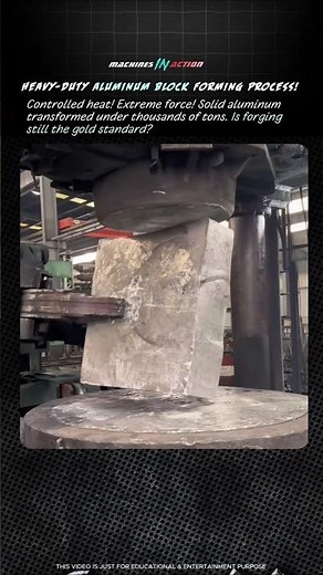 Heavy-Duty Aluminum Block Forming Process!