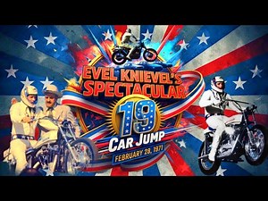 Evel Knievel's Spectacular 19 car jump February 28, 1971